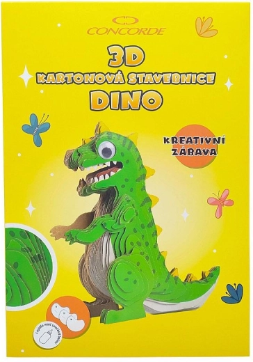 Kit di costruzione 3D in cartone dinosauro