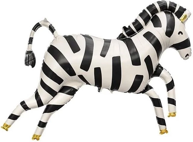 Palloncino in foil zebra 115 × 85 cm (mix)