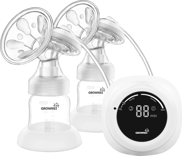 Tiralatte elettrico doppio per latte materno Grownsy