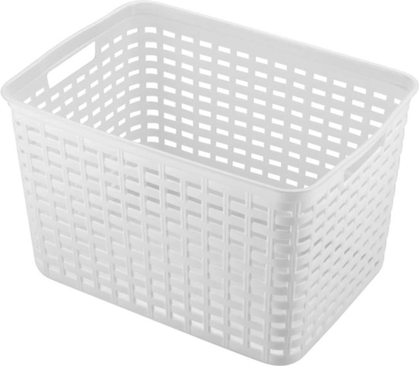 Cestino portaoggetti in plastica HEIDRUN 39 × 29 × 22 cm – mix di colori