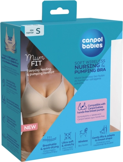 Reggiseno per allattamento e tiralatte Canpol babies MumFIT