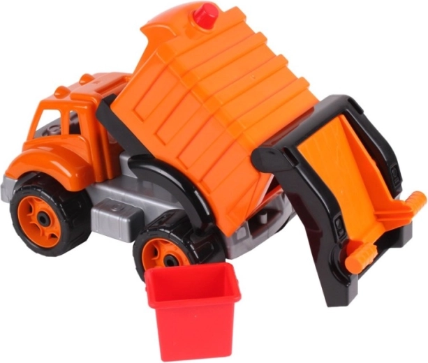 Camion della spazzatura – camion dei rifiuti in plastica con contenitore