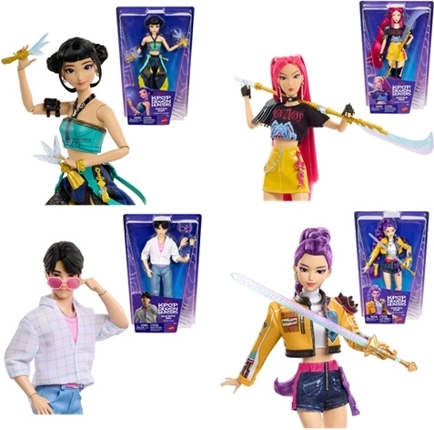 Mattel K-pop Demon Hunters bambola alla moda assortita - 1 pezzo
