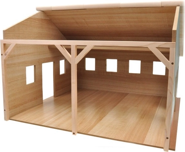 Kids Globe garage e tettoia in legno per trattori 1:16 - 1 pezzo