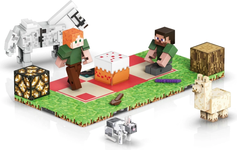 Costruzione magnetica 3D Magnet World Picnic 44 pezzi