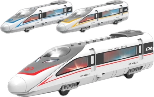 Treno ad alta velocità CR-400AF con effetti luminosi e sonori e porte apribili 28 cm