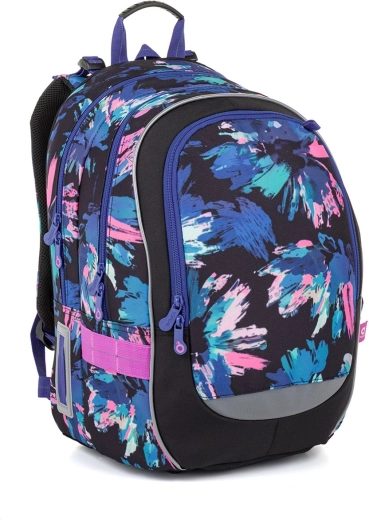 Zaino scolastico Topgal CODA fiori colorati