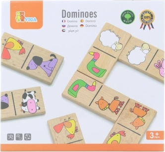 Domino in legno - Animali domestici