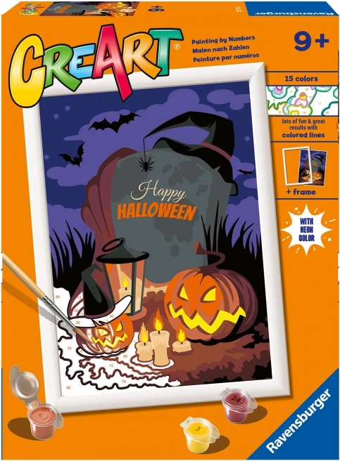 CreArt atmosfera di Halloween – pittura con i numeri
