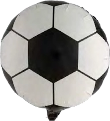 Palloncino in foil calcio 45 cm - 1 pezzo