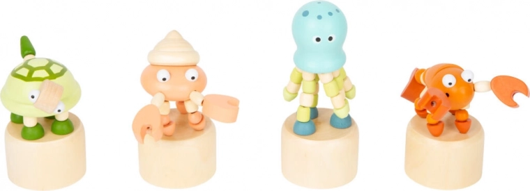 Figurina marionetta in legno animale marino SMALL FOOT – 1 pezzo, assortito