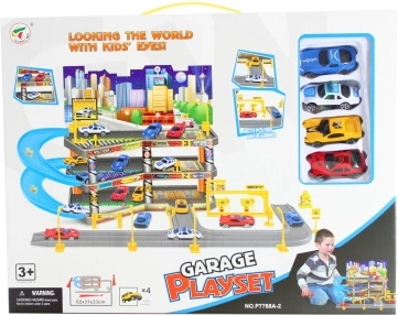 Garage a tre piani con macchinine