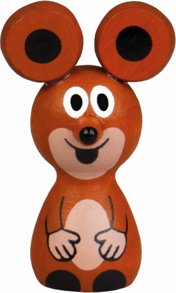 Topolino magnetico in legno Detoa