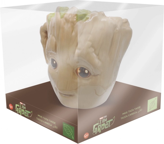 Tazza 3D Groot – Guardiani della Galassia, 400 ml