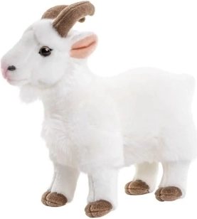 Peluche di camoscio bianco eco-friendly 23 cm