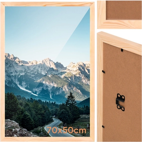 Cornice portafoto in legno Ruhhy 50 × 70 cm (70 × 50 cm) in pino