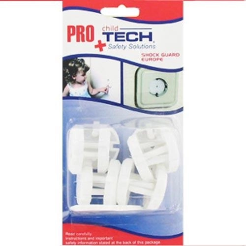 Coperture per prese elettriche rotonde con chiave PROtech, 12 pz