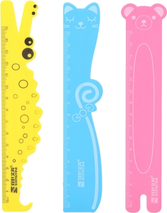 Righello a forma di animaletto 15 cm