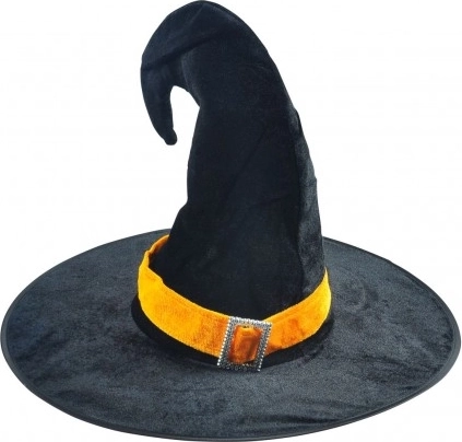 Cappello da strega per adulti nero