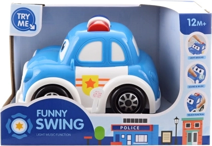Macchinina della polizia per bebè a batterie