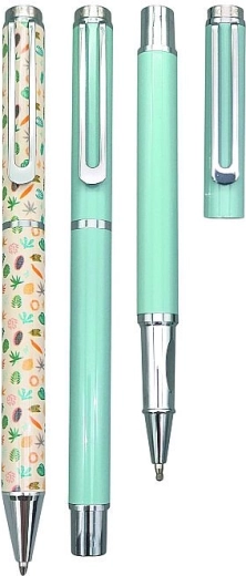 Set regalo CONCORDE Stella – penna a sfera e roller, azzurro chiaro