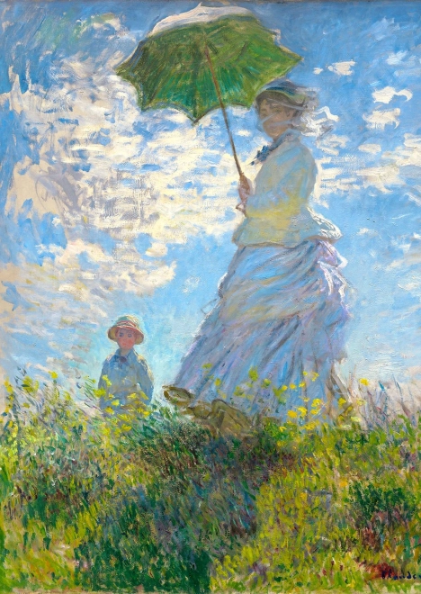 Puzzle Claude Monet: Donna con parasole 1000 pezzi