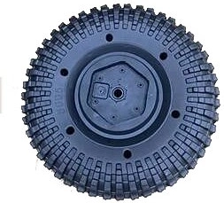 JAMARA ruota anteriore per veicolo elettrico per bambini Land Rover Defender 110 SVX Li-Power 12,6 V