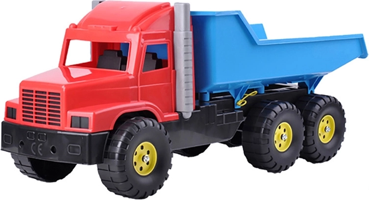 Camion giocattolo per bambini Tatra con cassone ribaltabile 77 cm rosso-blu - 1 pezzo