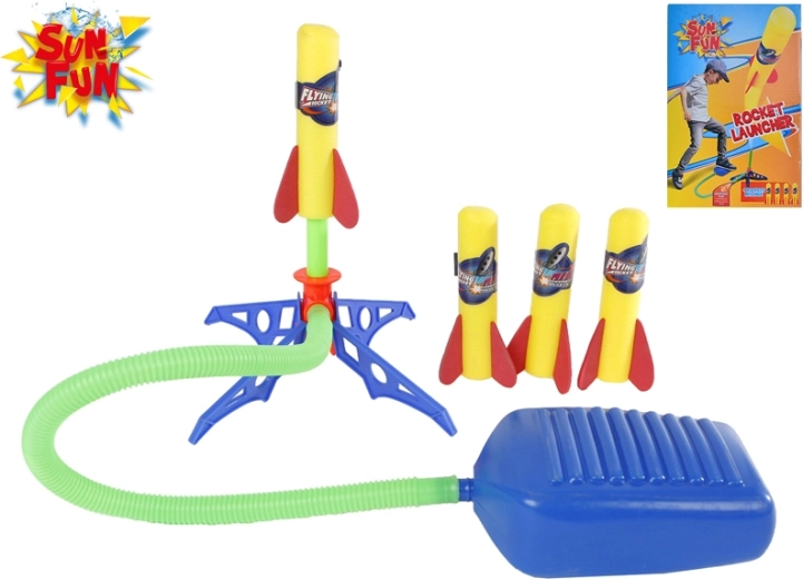 Sun Fun lanciatore di razzi in schiuma per bambini