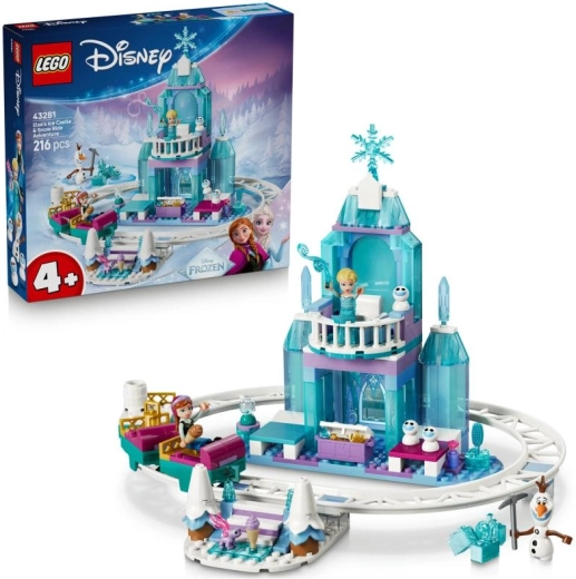 Lego Disney Frozen Il castello di ghiaccio di Elsa e corsa sulla neve (43281)