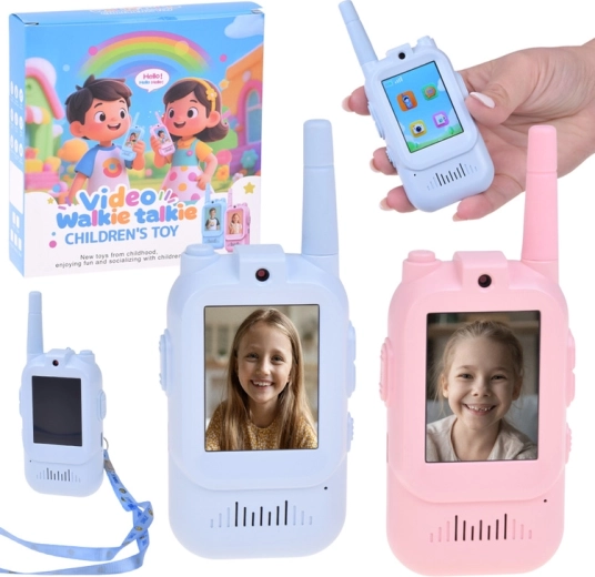 Ricetrasmittenti video XREC per bambini (set da 2 pz) con LCD da 2" e fotocamera