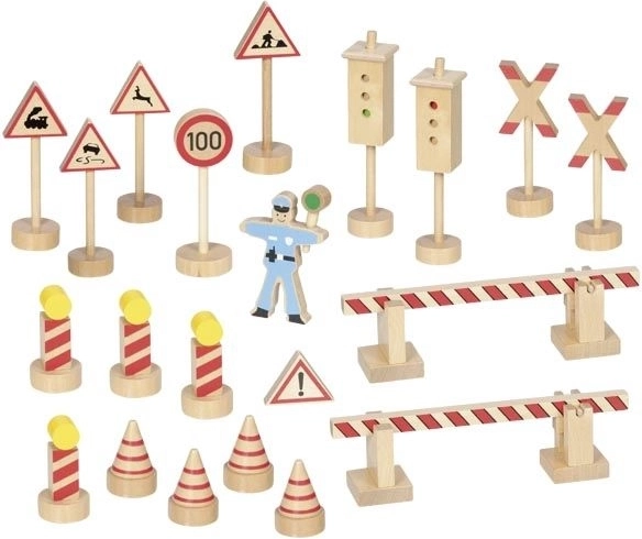 Goki set di segnali stradali e ferroviari