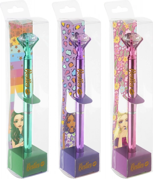 Penna a sfera con diamante Besties