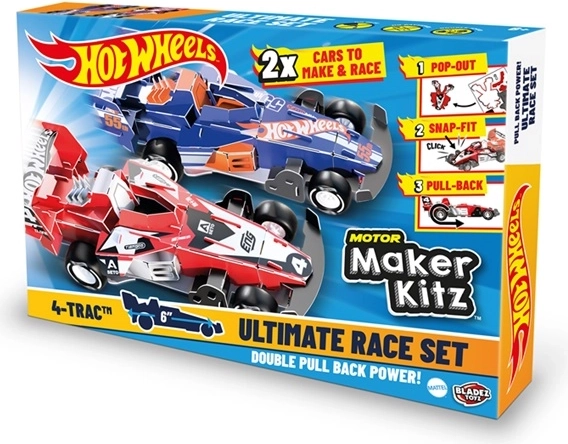 Set HW Bladez Maker Kitz Make Race con 2 automobiline - 1 pezzo