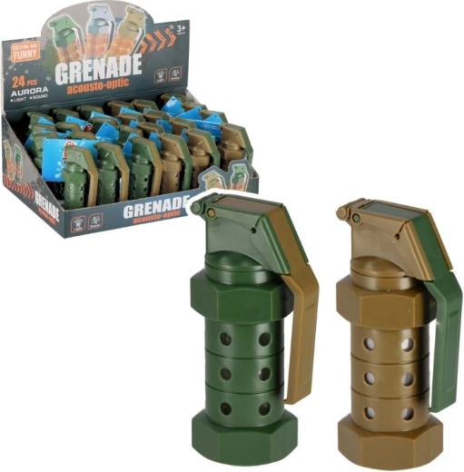 Giocattolo – granata militare con luce e suono