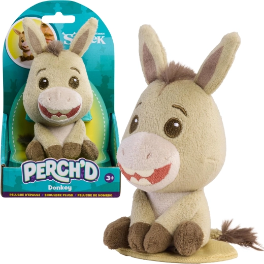 Asinello di peluche da spalla Shrek Perch’d 11,5 cm