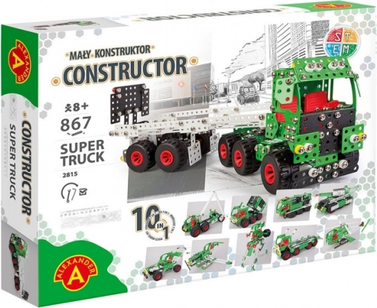 Mały Konstruktor Super Truck Set di costruzione 10in1
