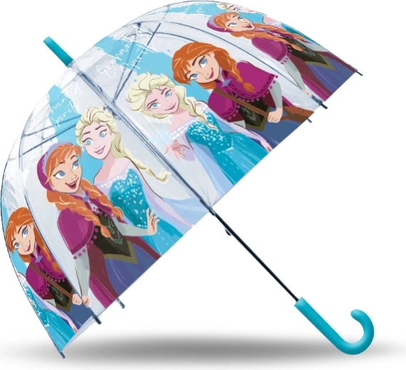 Ombrello trasparente automatico FROZEN (Il regno di ghiaccio)