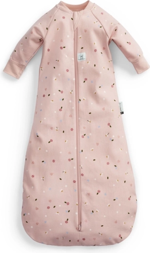 ErgoPouch sacco nanna per bambini con maniche in cotone biologico Jersey Daisies 1 TOG (8–24 mesi, 8–14 kg)