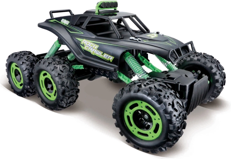 Maisto RC rock crawler 6x6 nero opaco