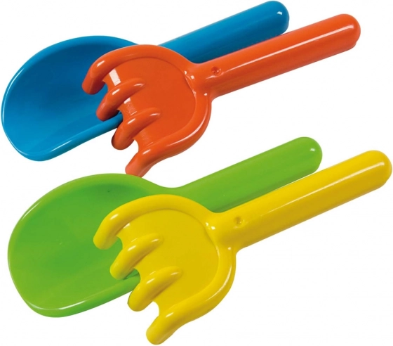 Set da giardinaggio per bambini: Paletta e rastrello - 18 cm
