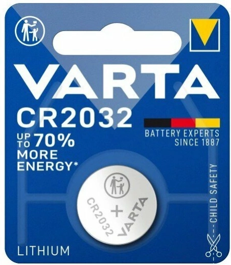 Batteria a bottone al litio Varta CR2032 3V