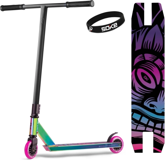 Monopattino freestyle Soke Evo Street nero neochrome