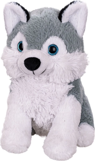 Husky di peluche seduto 25 cm