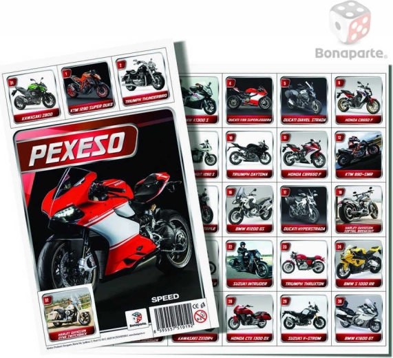 Bonaparte memory moto speed – motociclette (fotografie) - 1 pezzo