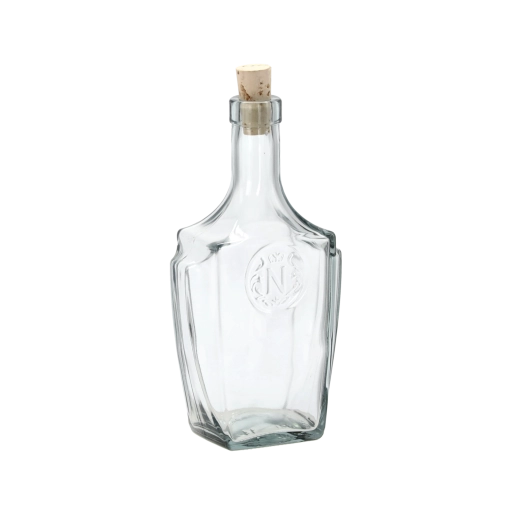 Bottiglia in vetro Bonaparte 500 ml con tappo in sughero