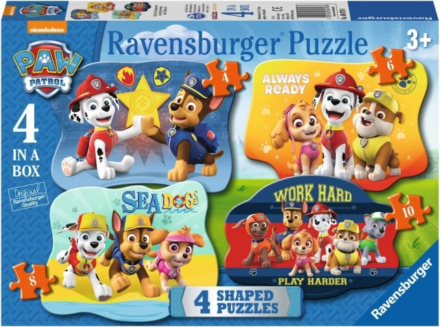 Puzzle Ravensburger Paw Patrol 4 in 1 (4–10 pezzi)