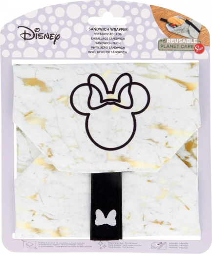 Grande involucro riutilizzabile per merenda Minnie - 1 pezzo