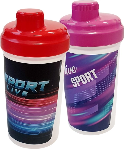 Shaker e borraccia sportiva 500 ml NEW SPORTLIFE