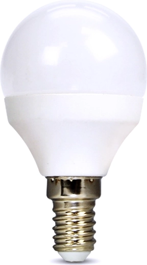 Lampadina LED Solight miniglobe E14 6 W 3000 K 510 lm bianca